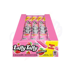 Laffy Taffy Strawberry Rope 0.81oz/22.9g - Pack of 24 - Stateside Distribution