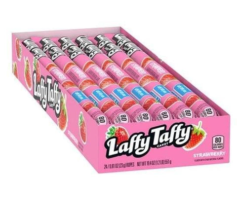 Laffy Taffy Strawberry Rope 0.81oz/22.9g - Pack of 24