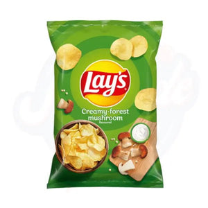Lays Creamy Forest Mushroom 130g - Pack of 21 - Stateside Distribution
