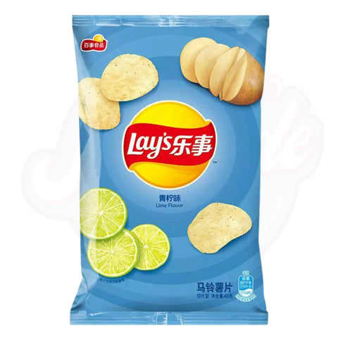 Lays Lime Flavour 40g - Pack of 50 - Stateside Distribution