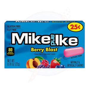 Mike and Ike Berry Blast 0.78oz/22g - Pack of 24 - Stateside Distribution