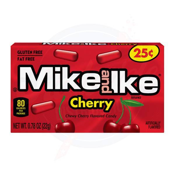 Mike&Ike Cherry 0.78oz/22g - Pack of 24 - Stateside Distribution