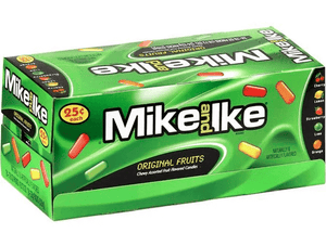 Mike&Ike Original Fruits 0.78oz/22g - Pack of 24 - Stateside Distribution