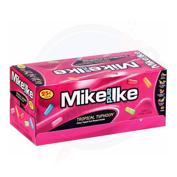 Mike&Ike Tropical Typhoon 0.78oz/22g - Pack of 24 - Stateside Distribution