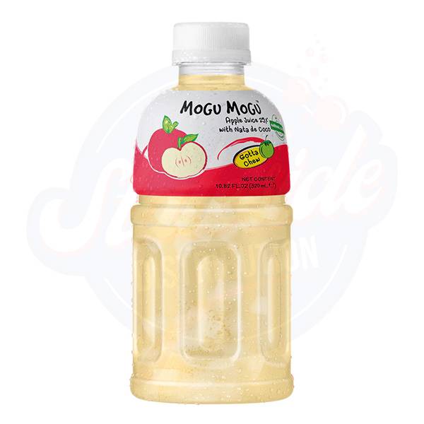 Mogu Mogu Nata De Coco Drink Apple Flavour 10.8fl oz/320ml - Pack of 24 - Stateside Distribution