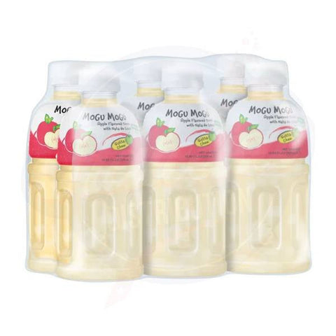 Mogu Mogu Nata De Coco Drink Apple Flavour 10.8fl oz/320ml - Pack of 24 - Stateside Distribution