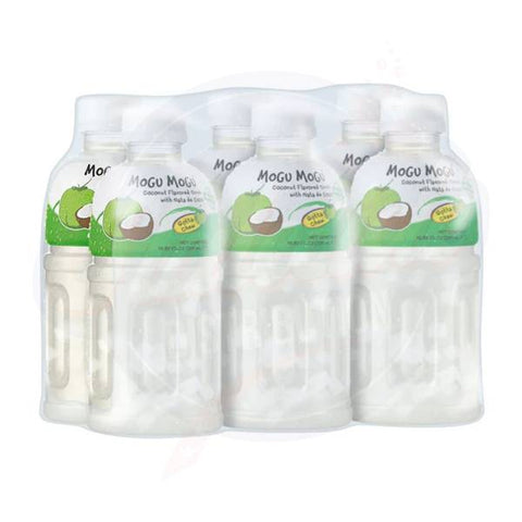 Mogu Mogu Nata De Coco Drink Coconut Flavour 10.8fl oz/320ml - Pack of 24 - Stateside Distribution