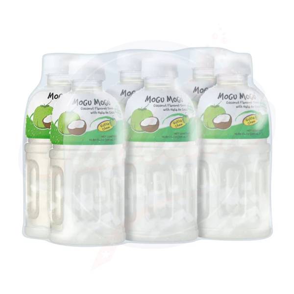 Mogu Mogu Nata De Coco Drink Coconut Flavour 10.8fl oz/320ml - Pack of 24 - Stateside Distribution