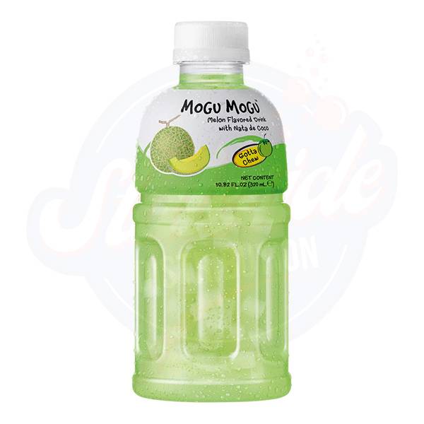 Mogu Mogu Nata De Coco Drink Melon Flavour 10.8fl oz/320ml - Pack of 24 - Stateside Distribution