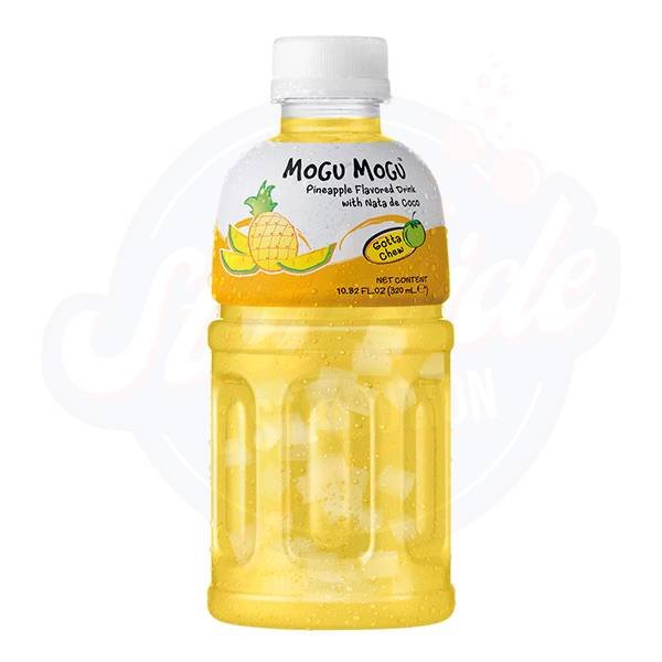 Mogu Mogu Nata De Coco Drink Pineapple Flavour 10.8fl oz/320ml - Pack of 24 - Stateside Distribution