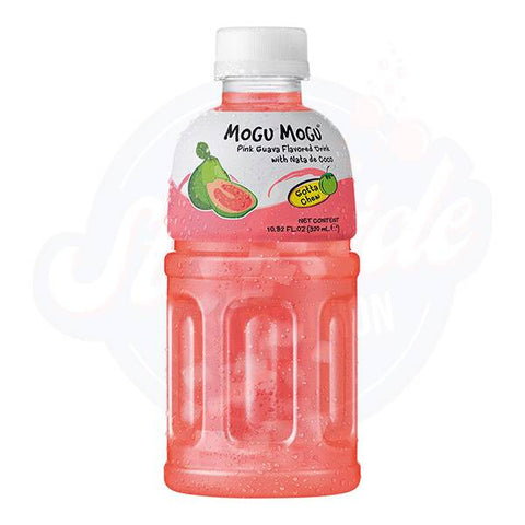 Mogu Mogu Nata De Coco Drink Pink Guava Flavour 10.8fl oz/320ml - Pack of 24 - Stateside Distribution