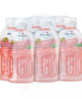 Mogu Mogu Nata De Coco Drink Pink Guava Flavour 10.8fl oz/320ml - Pack of 24 - Stateside Distribution