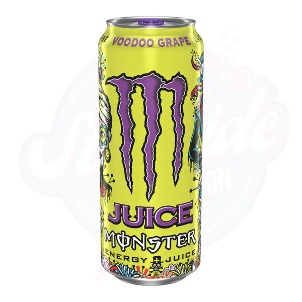 Monster Juice Vodoo Grape 16 fl oz/473ml - Pack of 24 - Stateside Distribution