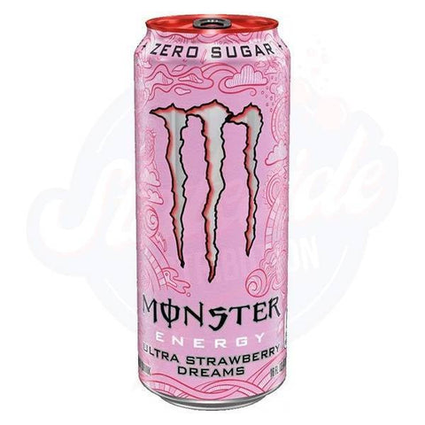 Monster Strawberry Dreams 16fl oz/473ml - Pack of 24 - Stateside Distribution