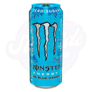 Monster Ultra Blue Hawaiian zero sugar 16fl oz/473ml - Pack of 24 - Stateside Distribution