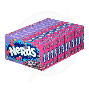 Nerds Grape & Strawberry Theatre Box 5oz/142g - Pack of 12 - Stateside Distribution