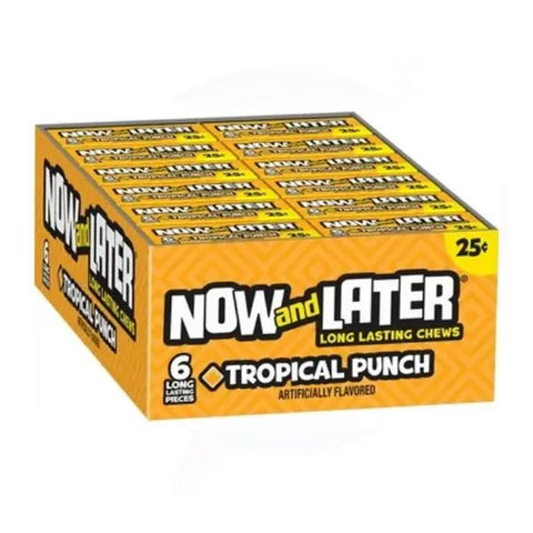 Now and Later Pineapple 0.93oz/26g - Pack of 24 - Stateside Distribution