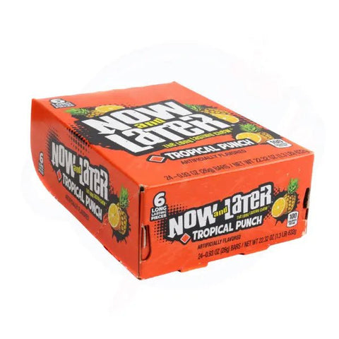 Now and Later Tropical Punch 0.93oz/26g - Pack of 24 - Stateside Distribution