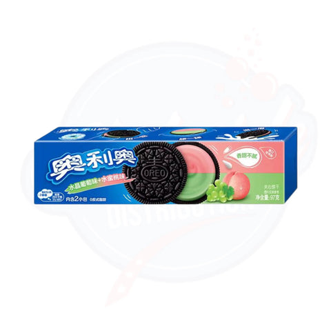 Oreo Sandwich Cookie Grapes & Peach Flavour 97g - Pack of 24 - Stateside Distribution