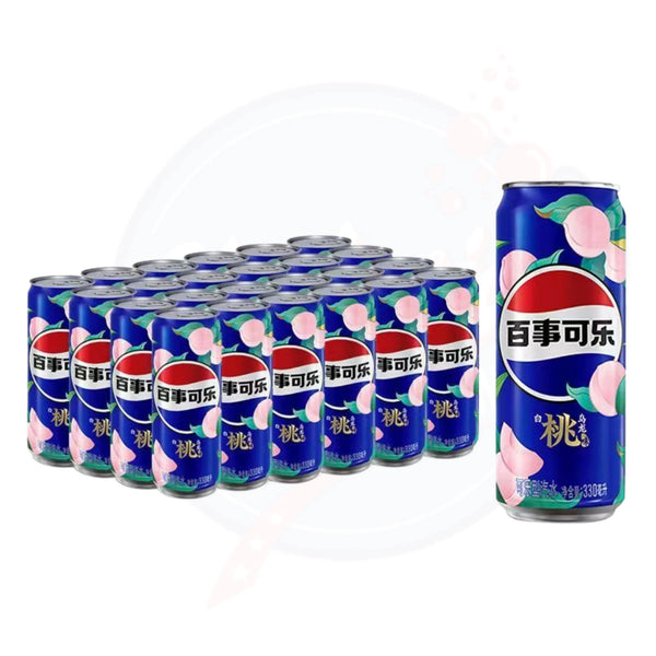 Pepsi Peach Oolong Flavour 330ml - Pack of 12 - Stateside Distribution