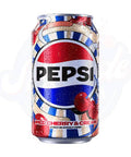 Pepsi Wild Cherry & Cream Soda 12 fl oz/ 355ml - Pack of 12 - Stateside Distribution