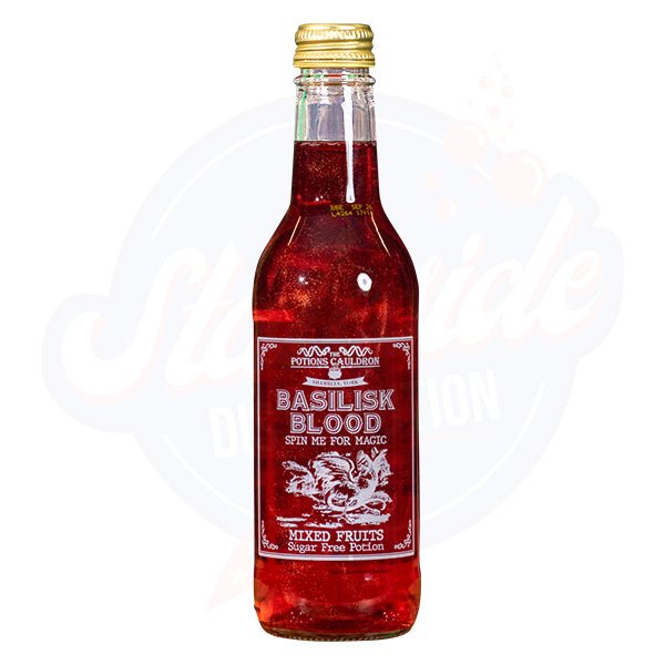 Potions Cauldron Basilisk Blood Mixed Fruits Soda 330ml - Pack of 12 - Stateside Distribution