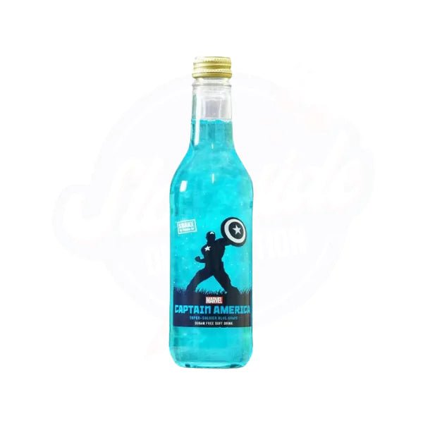 Potions Cauldron Captain America Super Soldier Blue Grape 330ml - Pack of 12 - Stateside Distribution