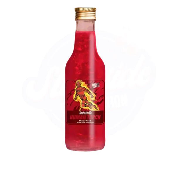 Potions Cauldron Fantastic 4 Human Torch Mixed Fruit Soda 330ml - Pack of 12 - Stateside Distribution