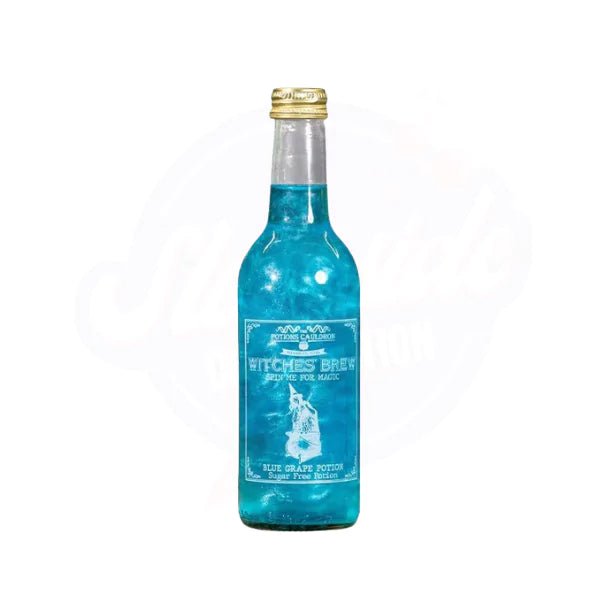 Potions Cauldron Witches' Brew Blue Grape Potion 330ml - Pack of 12 - Stateside Distribution