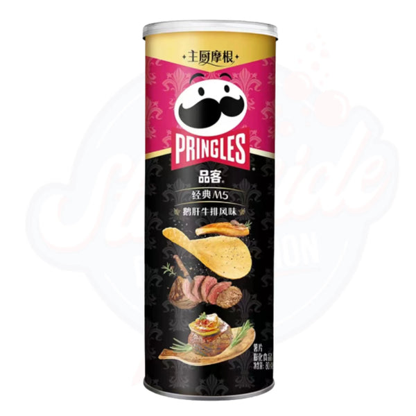 Pringles Chips Classic M5 Foie Gras Steak Flavour 80g - Pack of 24 - Stateside Distribution