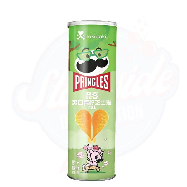 Pringles flavour Lime & Tarte potato crisps 110g - Pack of 20 - Stateside Distribution