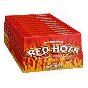 Red Hots Original Cinnamon Candy Theatre Box 5.5oz/156g - Pack of 12 - Stateside Distribution