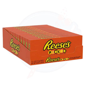 Reese's Pieces Theatre Box 4oz/113g - Pack of 12 - Stateside Distribution