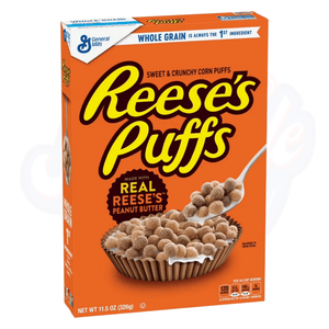 REESE'S Puffs Cereal 11.5oz/326g- Pack of 12 - Stateside Distribution