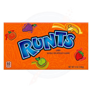 Runts Fruit Candy Theatre Box 5oz/141.7g - Pack of 12 - Stateside Distribution