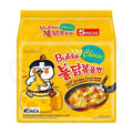 Samyang Hot Chicken Cheese Flavour Ramen Noodles 4.9oz/140g - Pack of 5 x 8 - Stateside Distribution