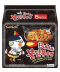 Samyang Hot Chicken Flavour Ramen Noodles 4.9oz/140g - Pack of 5 x 8 (BBD: 28/01/2025) - Stateside Distribution