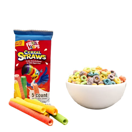 Froot Loop Cereal Straws 1.76oz/49.8g - Pack of 13