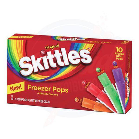 Skittles Freezer Pops 1oz/28g - 12 Packs of 10 - 120 cnt - Stateside Distribution