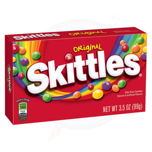 Skittles Original Theatre Box 3.5oz/99g - Pack of 12 - Stateside Distribution