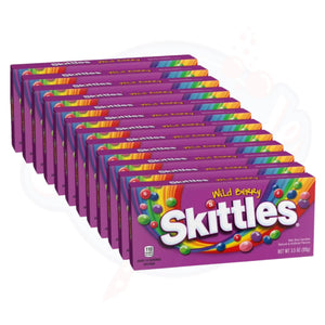 Skittles Wild Berry Theatre Box 3.5oz/99g - Pack of 12 - Stateside Distribution