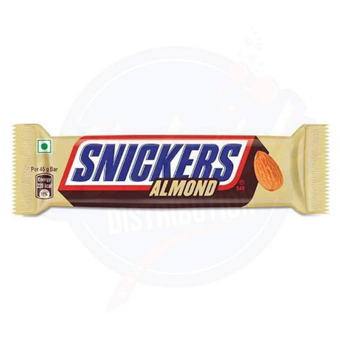 Snickers Almond 1.58oz/45g - Pack of 15 (India Import) - Stateside Distribution