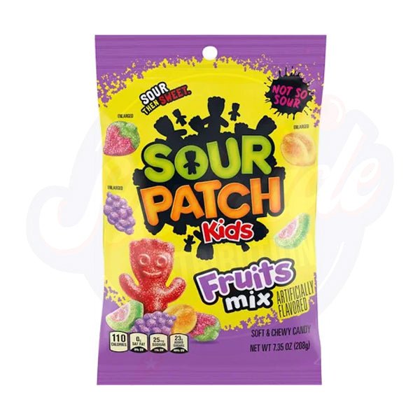 Sour Patch Fruit Mix 7.3oz/206.9g - Pack of 12 - Stateside Distribution