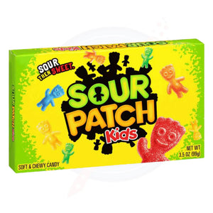 Sour Patch Kids Theatre Box 3.5oz/99g - Pack of 12 - Stateside Distribution