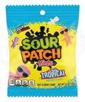 Sour Patch Kids Tropical Peg Bag 3.6oz/102g - Pack of 12 - Stateside Distribution