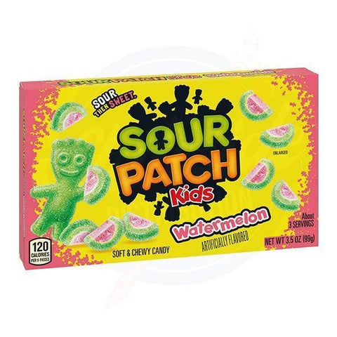 Sour Patch Kids Watermelon 3.5oz/99g - Pack of 12 - Stateside Distribution
