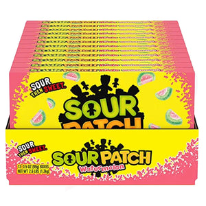 Sour Patch Kids Watermelon Theatre Box 3.5oz/99g - Pack of 12 - Stateside Distribution