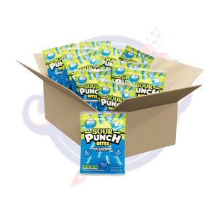 Sour Punch Bites Blue Raspberry 5oz/142g - Pack of 12 - Stateside Distribution