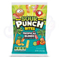 Sour Punch Bites Tropical 5oz/142g - Pack of 12 - Stateside Distribution