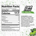 Sour Strips Green Apple 3.4oz/96g - Pack of 12 - Stateside Distribution